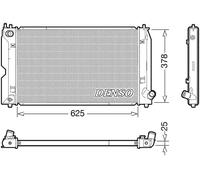 Radiador de agua DRM50119 DENSO para TOYOTA COROLLA Station Wagon COROLLA