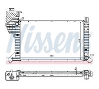 Radiador De Agua Para Mercedes Sprinter 2-T Bus 901 902 212 D 208 210 214