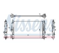 Radiador De Agua Para Opel Zafira Tourer C Cascada P12 W13 G09