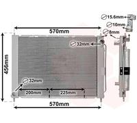 VAN WEZEL 4300M499 Módulo de refrigeración