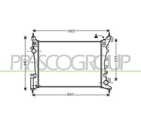 Radiador De Agua Radiador De Motor Compatible Para Opel Corsa D Adam S07 1.4 1.2