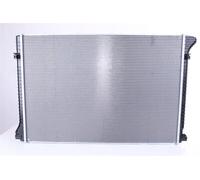 Radiador de agua Aletas refrigeración soldadas 606704 NISSENS