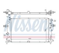 NISSENS 63111A Radiador, refrigeración del motor