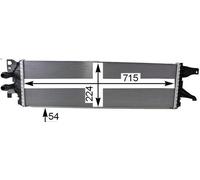 Radiador de aire de admisión MAHLE CIR 8 000P para MULTIVAN T6 2 2015-2024