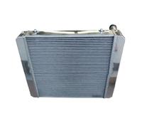 Radiador de aluminio 62 mm y 3 filas compatible con Jaguar E-Type S1 XKE XK-E Serie I/1 .8L XK I6 Manual 1961-1967 (1962, 1963, 1964)