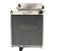 Radiador de aluminio compatible con BMW Serie 3 E36 Z3 Roadster 316/318/320/323/325/328 i/iS/Ti/iC 1.6-2.8L AC M44 M42 1987-2002