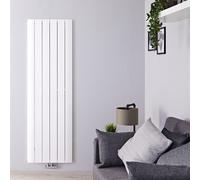 Radiador de Aluminio Diseño Vertical Blanco 1154W x 1600mm x 565mm - Conexión Central - Aurora