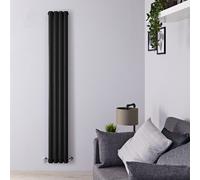 Radiador de Aluminio Diseño Vertical Blanco 732W x 1800mm x 375mm - Conexión Central - Aurora