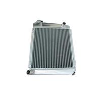 Radiador de aluminio + ventilador compatible con Austin Rover compatible con Mini Cooper S 850 1000 1275 GT 1959-1997 MT 1960 1970 1990 95 96 97(Radiator Only)
