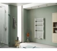 Radiador de baño Corpotherma Eco-Plus, guiado por agua, tubos rectos de acero de precisión, blanco, profundidad: 30mm, ECP1750500, Versión: 500x1750x30mm, Vatios: 815