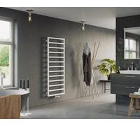 Radiador de baño Corpotherma Venus, guiado por agua, tubos rectos de acero especial de precisión, profundidad: 70mm, blanco, VEN1710600W, Versión: 600x1710mm
