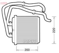Radiador de calefacció DENSO DRR12003 para IVECO DAILY III Autobús 3 2004-2006