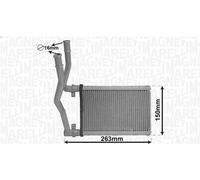 Radiador de calefacció MAGNETI MARELLI 35021849 para SEDICI (189_) 2 2006-2014