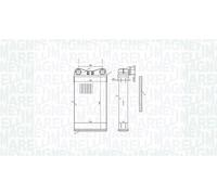 MAGNETI MARELLI 350218472000 Radiador de calefacción
