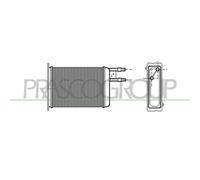 Radiador De Calefacción Prasco CI950H001 Aq para Citroën Fiat Peugeot