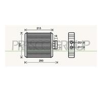 Radiador De Calefacción Prasco SK320H001 Aq para Skoda