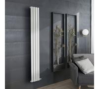 Radiador de Diseño Eléctrico de Aluminio Seco (sin Fluido Conductor) - 1784mm x 236mm (Panel Único) - Sin Termostato - Blanco - Revive Ardus