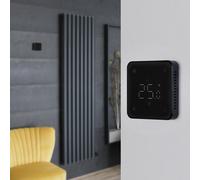 Radiador de Diseño Eléctrico de Aluminio Seco (sin Fluido Conductor) 1784mm x 472mm (Panel Único) - Termostato Wi-Fi - Antracita