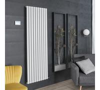 Radiador de Diseño Eléctrico de Aluminio Seco (sin Fluido Conductor) 1784mm x 590mm (Panel Único) - Sin Termostato - Blanco - Revive Ardus