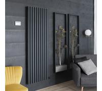 Radiador de Diseño Eléctrico de Aluminio Seco (sin Fluido Conductor) 1784mm x 590mm (Panel Único) - Sin Termostato - Antracita - Revive Ardus
