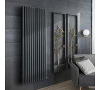 Radiador de Diseño Eléctrico de Aluminio Seco (sin Fluido Conductor) - 1784mm x 708mm (Panel Doble) - Sin Termostato - Antracita - Revive Ardus