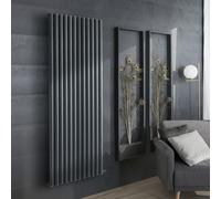 Radiador de Diseño Eléctrico de Aluminio Seco (sin Fluido Conductor) - 1784mm x 708mm (Panel Único) - Sin Termostato - Antracita - Revive Ardus