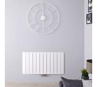 Radiador de Diseño Horizontal Antracita - 1092 Vatios, 600mm x 1135 mm - Conexión Central