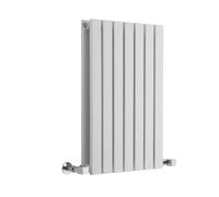 Radiador de Diseño Horizontal Antracita 622 Vatios 354x1600mm Calefacción Central de Agua Mural en Acero