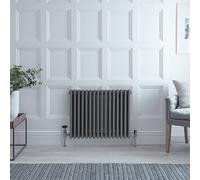 Radiador de Diseño Horizontal Tradicional - Antracita - 600mm x 785mm
