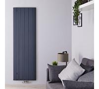Radiador de Diseño Vertical Antracita - 1263 Vatios 1800mm x 565mm - Conexión Central - Aurora