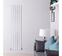 Radiador de Diseño Vertical Cromado 1600 x 375mm - 386 Vatios