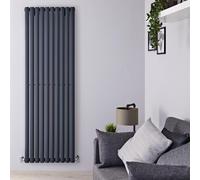 Radiador de Diseño Vertical de Aluminio Antracita 1800mm x 590mm 1789 Vatios