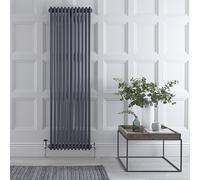 Radiador de Diseño Vertical Triple Tradicional - Antracita - 1800mm x 560mm x 100mm - Regent