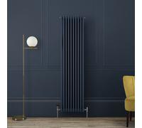 Radiador de Diseño Vertical Triple Tradicional - Negro - 1800mm x 290mm x 100mm - 1169 Vatios - Regent