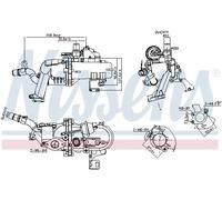 NISSENS 989285 Enfriador EGR