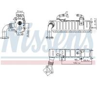 NISSENS 989475 Enfriador EGR