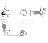 Radiador de gases de escape CE 17 000P MAHLE para BMW X5 X3 3 Descapotable 3 5 6