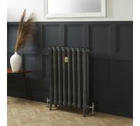 Radiador de Hierro Fundido de 2 Columnas - Altura de 950mm - Acabado Gris Railings Grey de Farrow & Ball - Charlotte