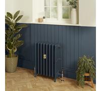 Radiador de Hierro Fundido de 6 Columnas - Acabado Azul en Hague Blue de Farrow & Ball - 660 x 271 x 252mm - Isabel