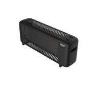 Bastilipo - PRC-1500N, Placa radiante de mica compacta, 750/W1500W, termostato, COLOR NEGRO