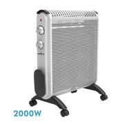 Radiador de mica condor 2000w 2elementos blanco/gris 2potencias,antivu