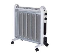 Radiador de mica INFINITON HMK-32 - Blanco, 2000W, Seguro anti-vuelco