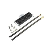 Radiador de motor Kit De Enfriador De Aceite Para Motocicleta, Enfriador De Agua Universal, Mini Moto Pit Dirt Bike, Radiador De Motocicleta Enfriador de aceite de transmisión(Silver M10)