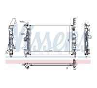 Radiador de motor NISSENS NIS 69238
