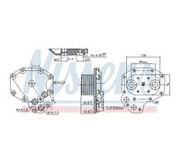 Radiador de motor NISSENS 91140