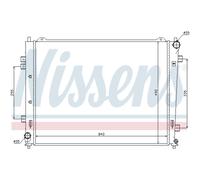 NISSENS Radiador, refrigeración del motor para KIA: Carens (Ref: 66684)