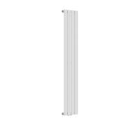 [neu.haus] Radiadores de Panel Monocapa Radiador de Diseño Plano Calefactor de Baño Salón de Agua Caliente de Pared Conexión Inferior Central 540W Acero 160 x 30 cm - Blanco