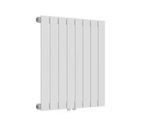 [neu.haus] Radiadores de Panel Monocapa Radiador de Diseño Plano Calefactor de Baño Salón de Agua Caliente de Pared Conexión Inferior Central 459W Acero 60 x 60 cm - Blanco
