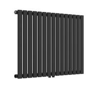 Radiador de panel nore de diseño monocapa tubular acero 60x90 cm - negro [neu.haus]