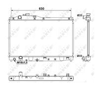 Radiador De Refrigeración NRF Para Honda S2000 AP
